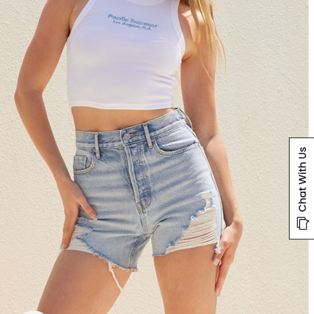 girlfriend denim shorts pacsun